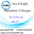 Shenzhen Port LCL Consolidation To Chicago